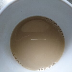 豆乳＆黒砂糖の麦茶ミルクティ